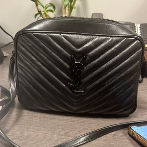 Black YSL Camera Bag